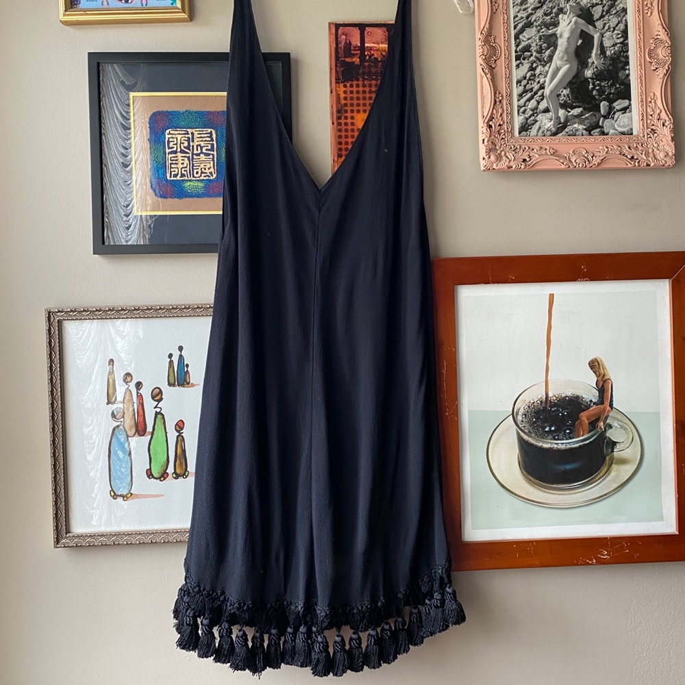 Reformation Tassel Hem Dress